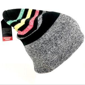 Beautiful Giant Reversible Beanie Reggae Stripes